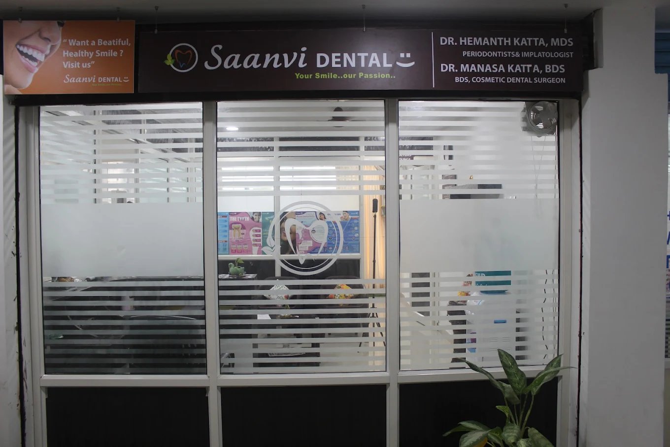 Saanvi DENTAL clinic entrance, Hastinapuram