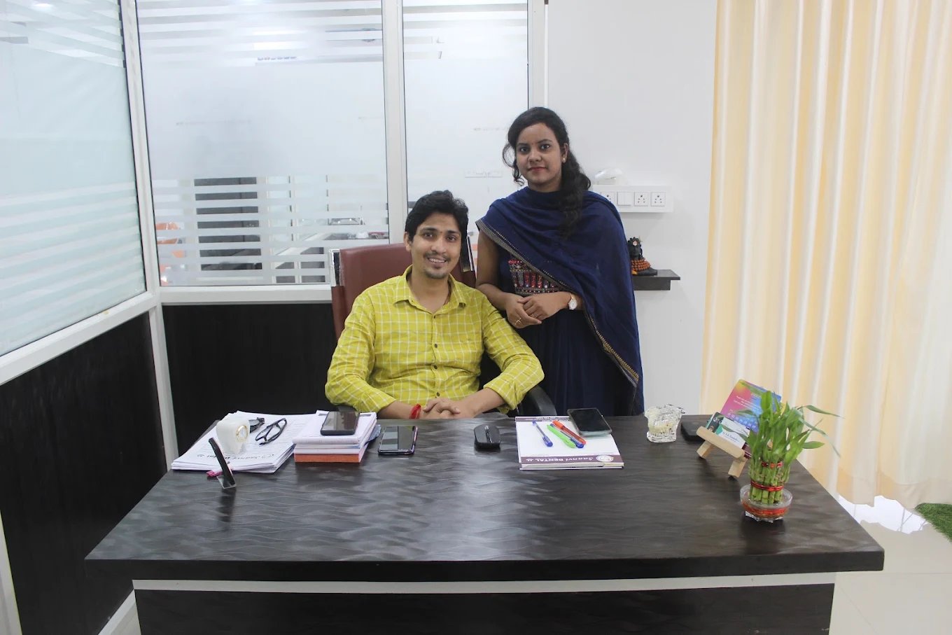 Dr. Hemanth Katta and Dr. Manasa Katta, Saanvi DENTAL